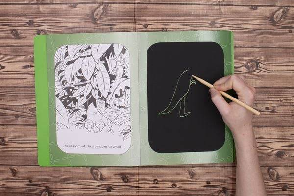 Mein großer Kreativ-Kratzelspaß: Weltraum, Dinos und Piraten