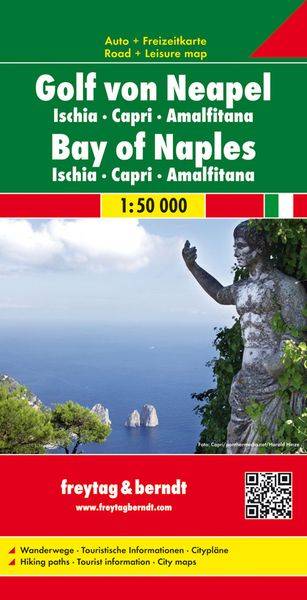Golf von Neapel - Ischia - Capri - Amalfitana 1 : 50 000 Autokarte