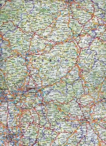 Deutschland, Autokarte 1:700.000