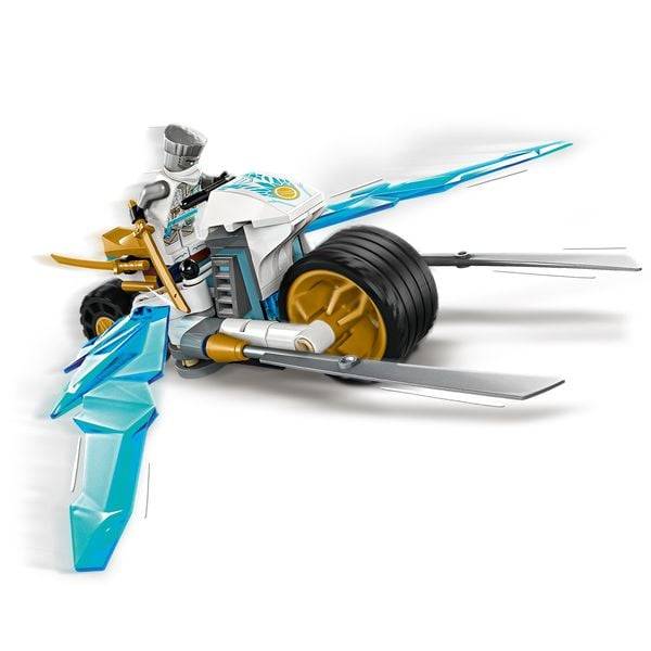 LEGO NINJAGO Zanes Eismotorrad, Ninja-Spielset mit 1 Minifigur 71816