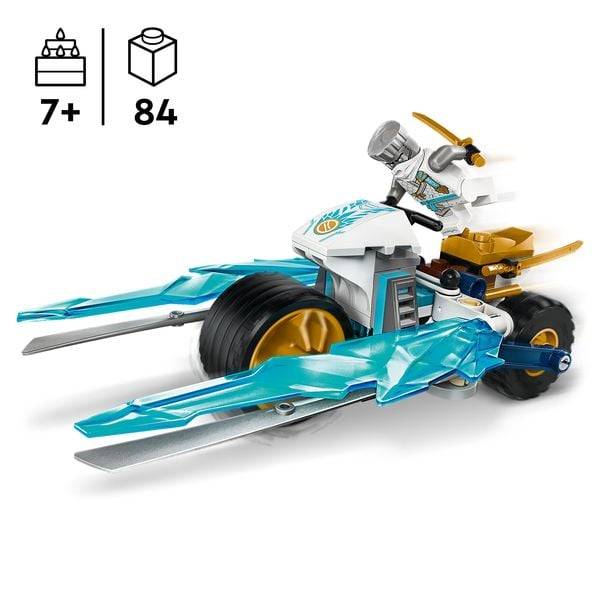 LEGO NINJAGO Zanes Eismotorrad, Ninja-Spielset mit 1 Minifigur 71816