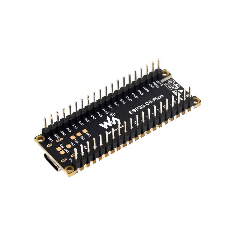 WaveShare ESP32-C6 Microcontroller WiFi 6 Development Board Pre-Soldered