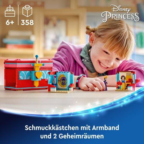LEGO ǀ Disney Schneewittchens Schmuckkassette, Princess-Spielzeug 43276