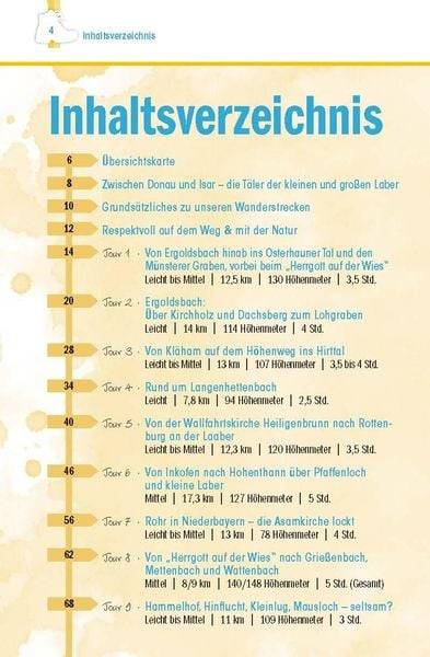 Wandern zwischen Donau und Isar