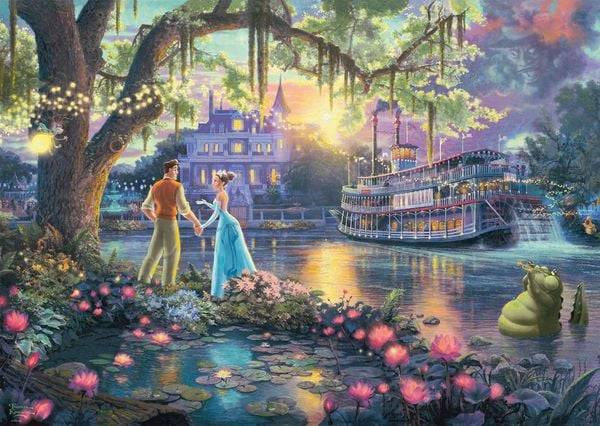 Schmidt Spiele - Thomas Kinkade - Disney Dreams Collection - Die Prinzessin und der Frosch