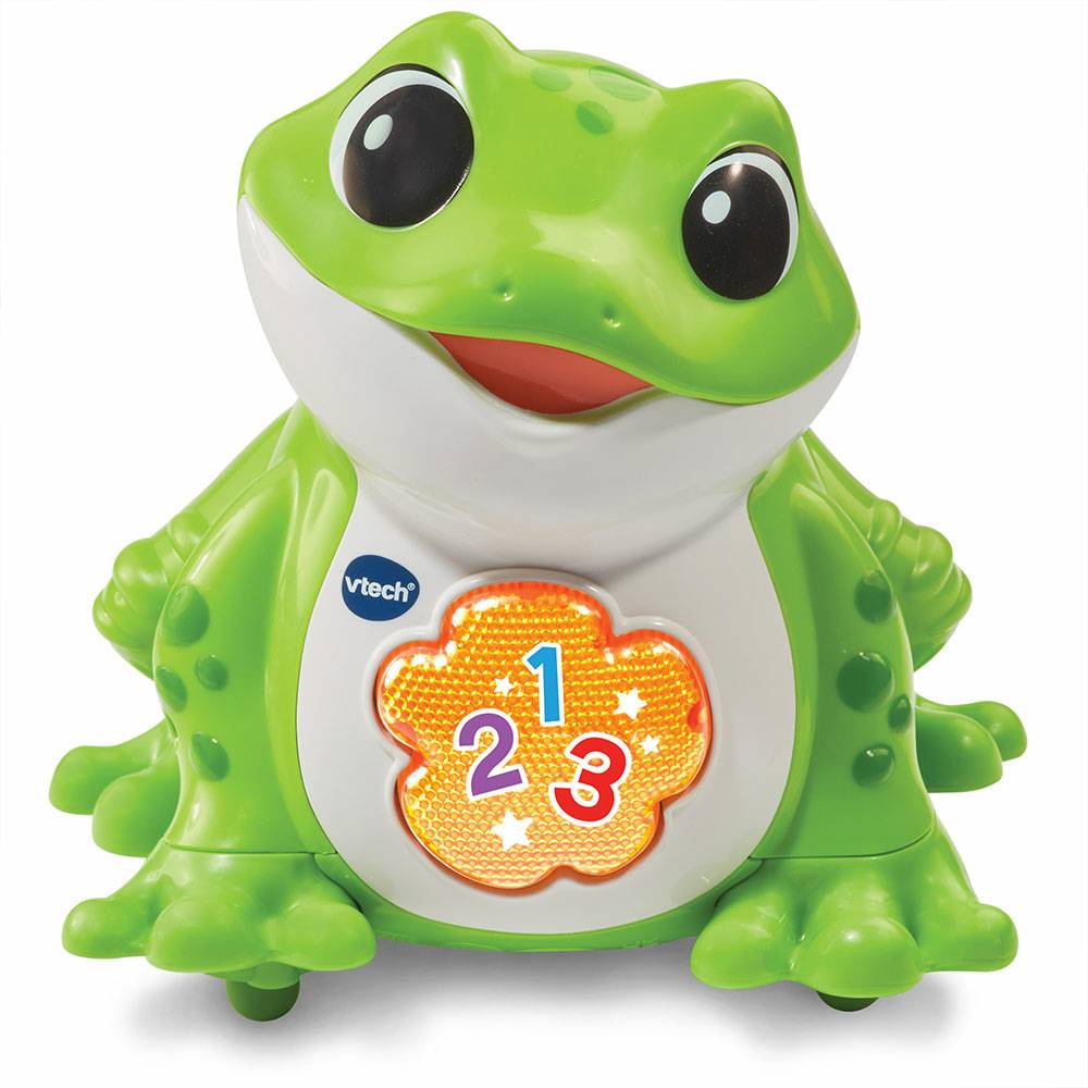 Springende lustige Frosch-Spielfigur