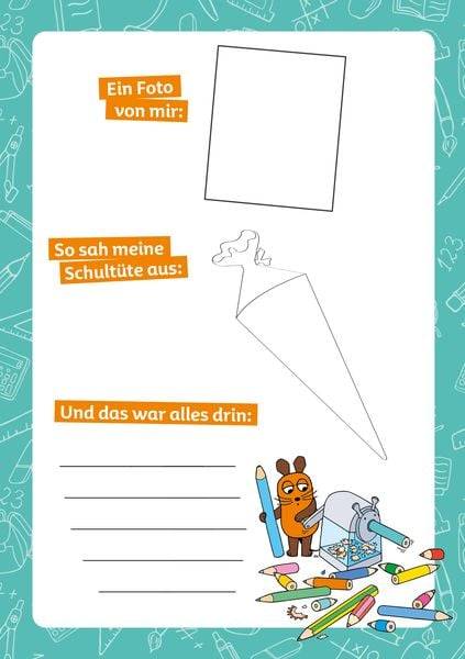 Die Maus – Mein Erinnerungsalbum zum Schulanfang