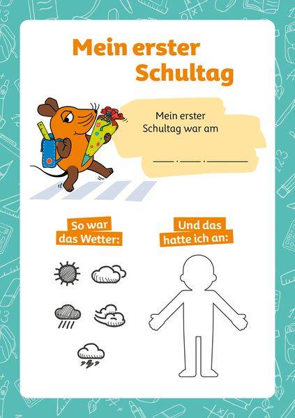 Die Maus – Mein Erinnerungsalbum zum Schulanfang