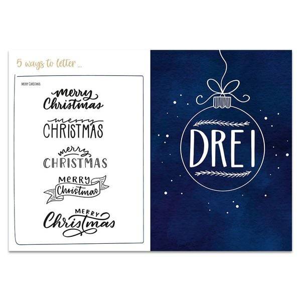 I Love Christmas Lettering - Das Adventskalenderbuch für Lettering Lovers