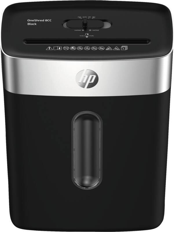 HP Aktenvernichter OneShred 8CC Black