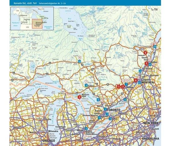 ADAC Reiseführer Kanada Ost