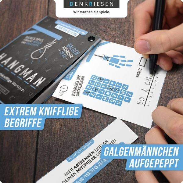 Denkriesen - HANGMAN® - EXPERTEN EDITION "Galgenmännchen TO GO"
