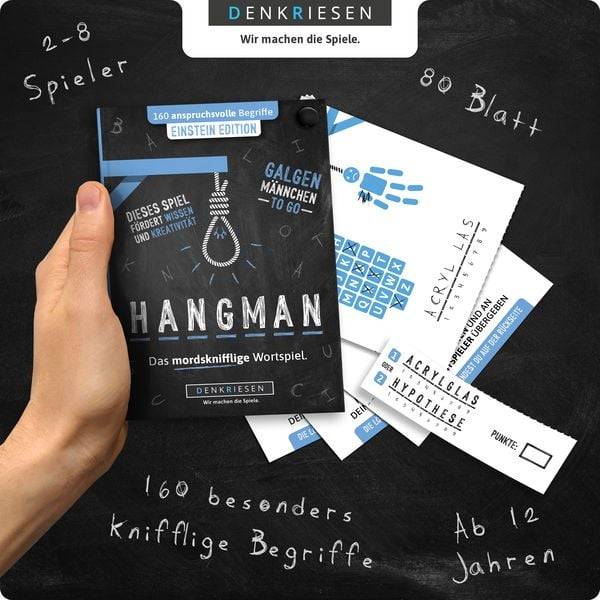 Denkriesen - HANGMAN® - EXPERTEN EDITION "Galgenmännchen TO GO"