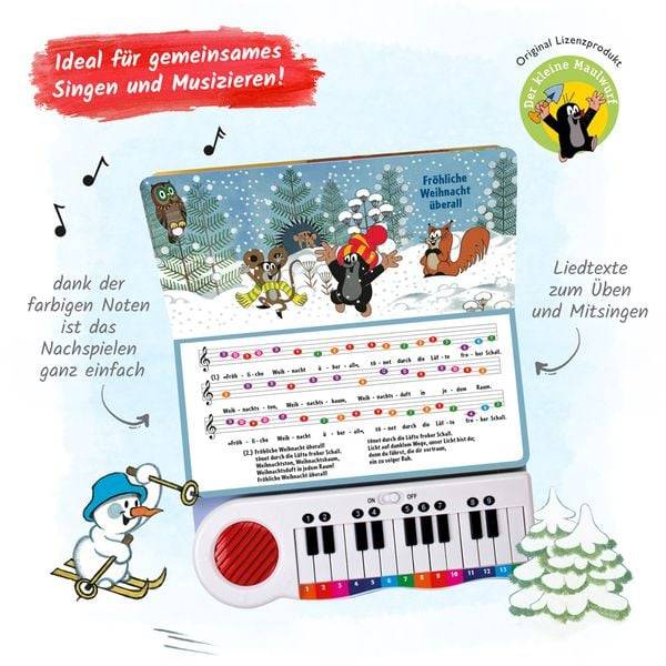 Trötsch Der kleine Maulwurf Klavierbuch Meine ersten Weihnachtslieder