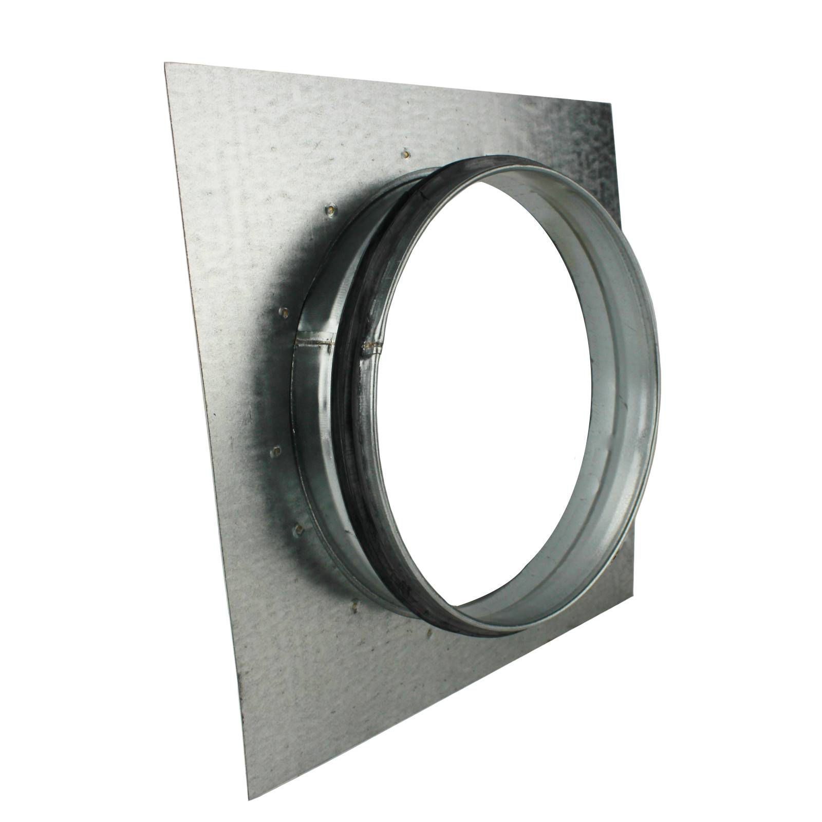 Wandflansch Wickelfalzrohr Flansch Dichtung Wandplatte Lüftung Wand Wickelfalz