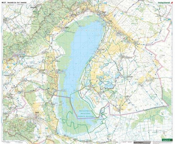 Neusiedler See - Eisenstadt - Leithagebirge - Rust - Sopron - Seewinkel Nationalpark 1 : 50 000. WK 271