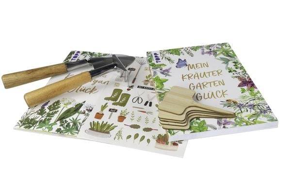 Das kleine Kräutergarten-Glück - Die wunderbare Gartenbox. Mit Kräuterkunde und Werkzeugen