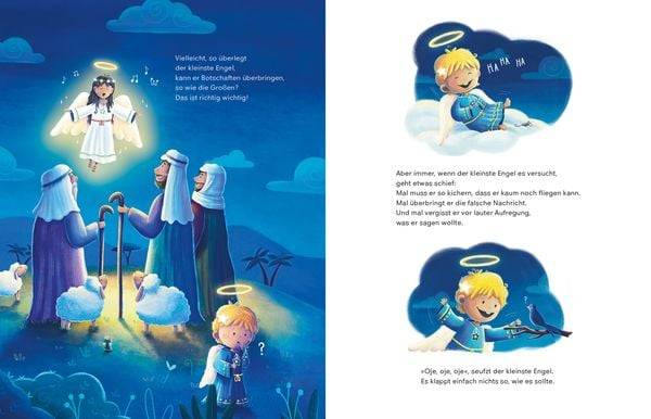 Ein kleiner Engel sorgt für Weihnachtswirbel