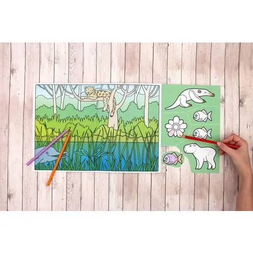 Wir basteln! - Malen, Ausschneiden, Kleben - Dschungel Wir basteln! - Malen, Ausschneiden, Kleben - Dschungel