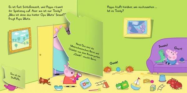 Peppa Pig: Wo ist Peppas Teddy? Mein Gutenacht-Klappenbuch
