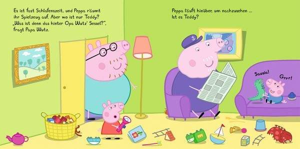 Peppa Pig: Wo ist Peppas Teddy? Mein Gutenacht-Klappenbuch