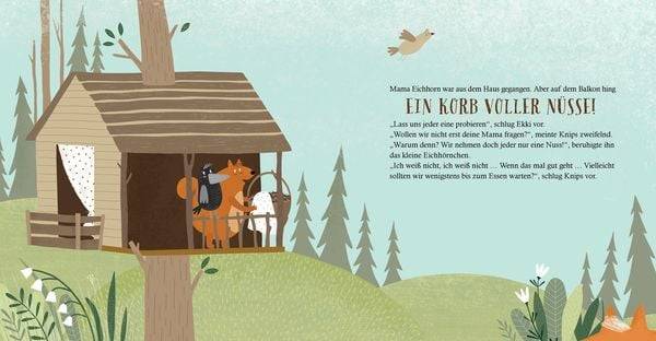 Nüsse haben kurze Beine