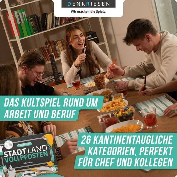 Denkriesen - Stadt Land Vollpfosten® - Job Edition "kaffeepause." - A4