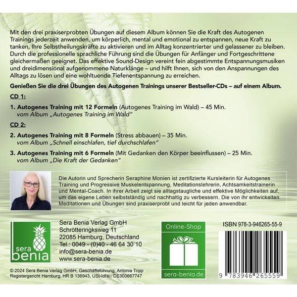 Autogenes Training | Übungen für die Gesundheit | 2 CDs | 3 Entspannungsübungen mit Entspannungsmusik {Tiefenentspannung, vegetatives Nervensystem