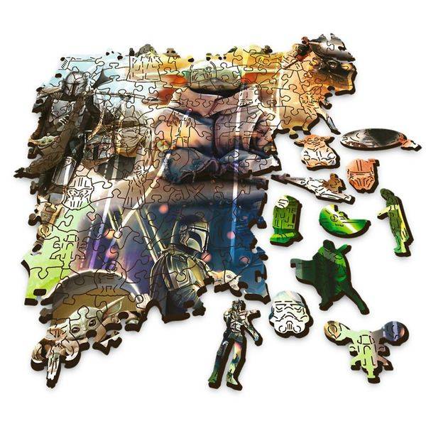 Trefl - Holzpuzzle 500 - Star Wars - The Mandalorian