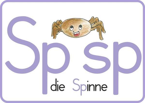 Mein buntes Kinder-ABC Druckschrift mit Artikeln, Umlauten, Doppellauten und Sp, St, Sch und Pf