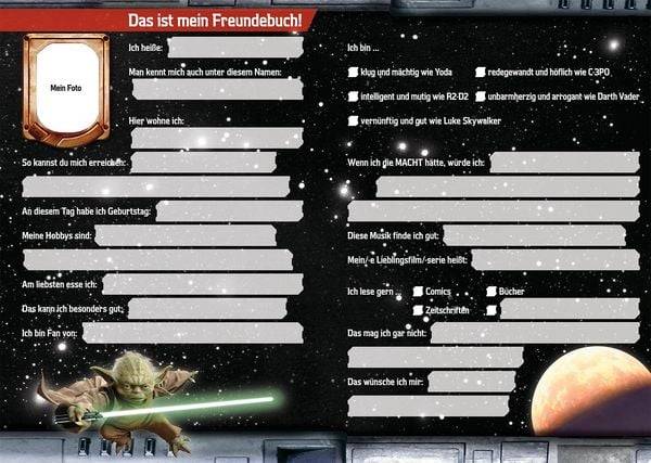 Star Wars Freundebuch: Meine Freunde