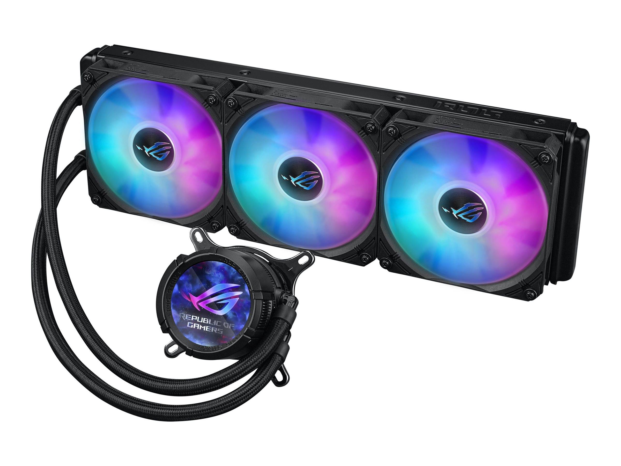 ASUS ROG STRIX LC III 360 ARGB LCD - Prozessor-Flüssigkeitskühlsystem - (für: AM4, LGA1200, LGA1700, AM5, LGA115x Socket