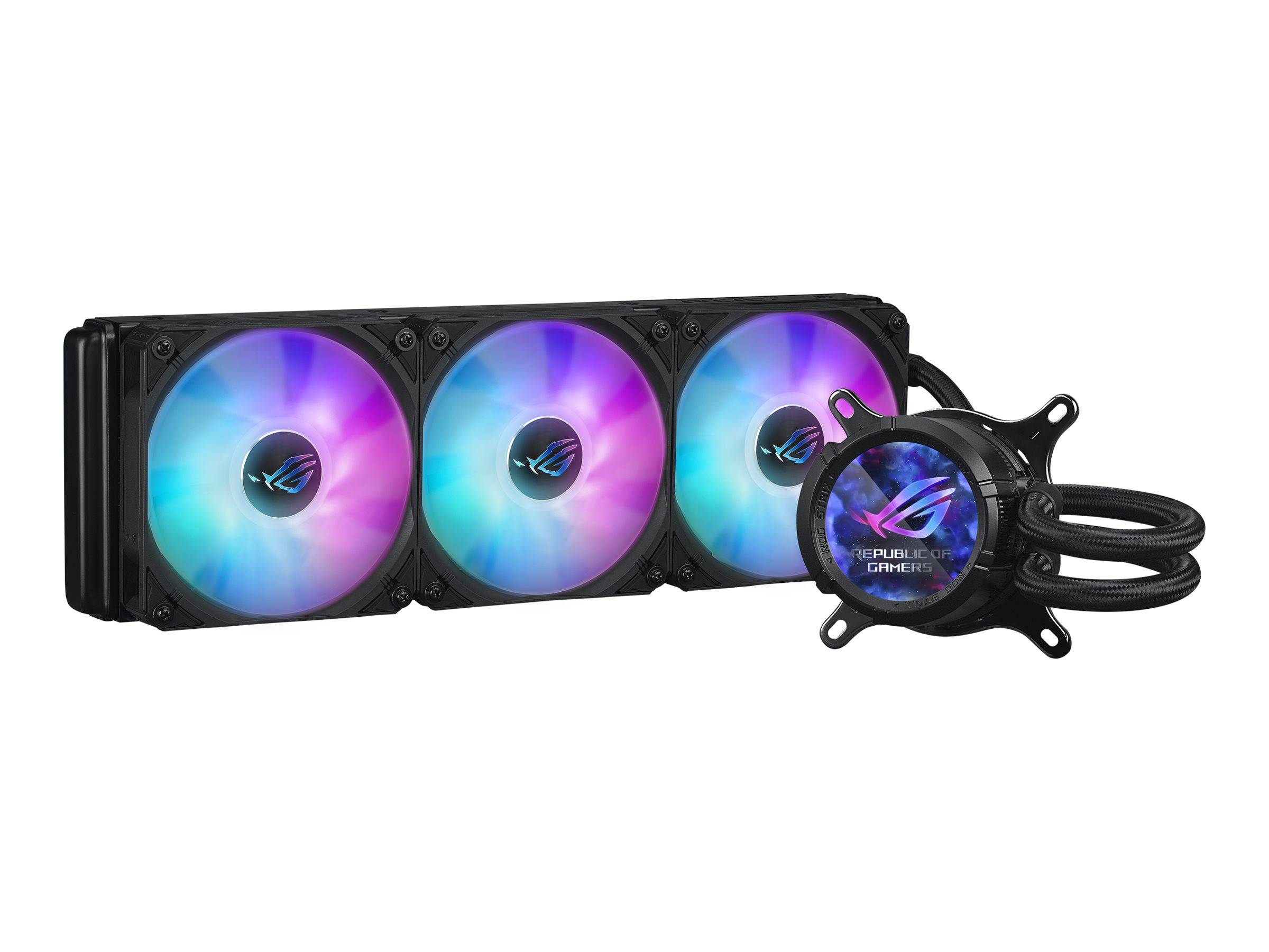 ASUS ROG STRIX LC III 360 ARGB LCD - Prozessor-Flüssigkeitskühlsystem - (für: AM4, LGA1200, LGA1700, AM5, LGA115x Socket