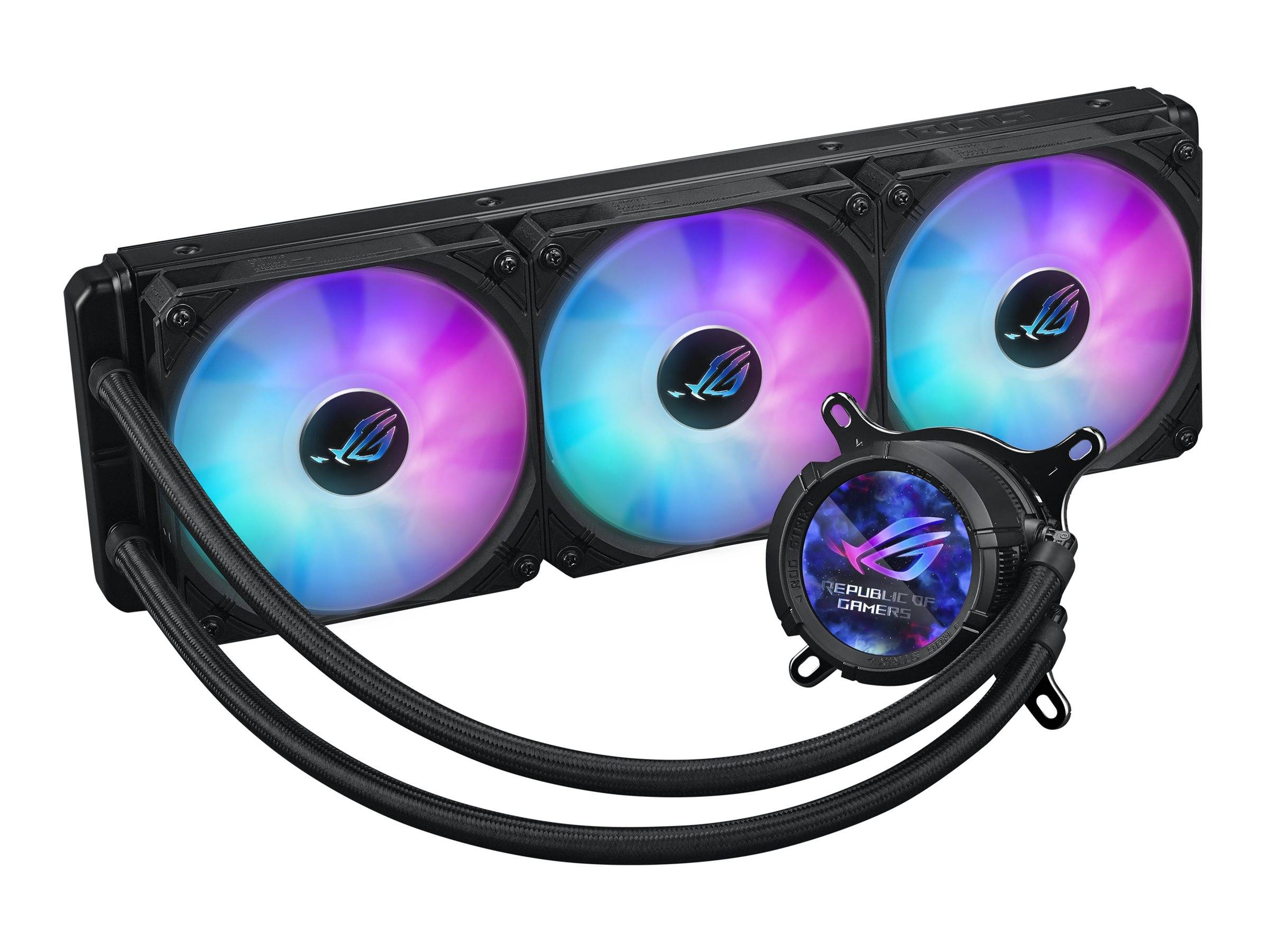 ASUS ROG STRIX LC III 360 ARGB LCD - Prozessor-Flüssigkeitskühlsystem - (für: AM4, LGA1200, LGA1700, AM5, LGA115x Socket