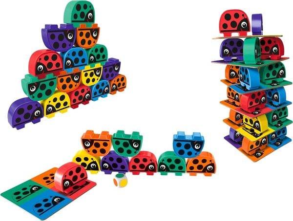 Noris 606012047 - Erstes Spielen, 3 bunte Käferspiele, ab 3 Jahren
