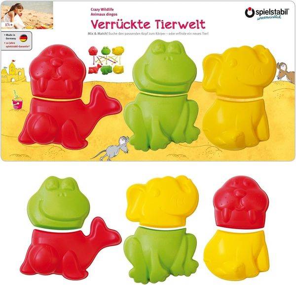 Spielstabil 7441 - Frosch, Seelöwe und Elefant im Set