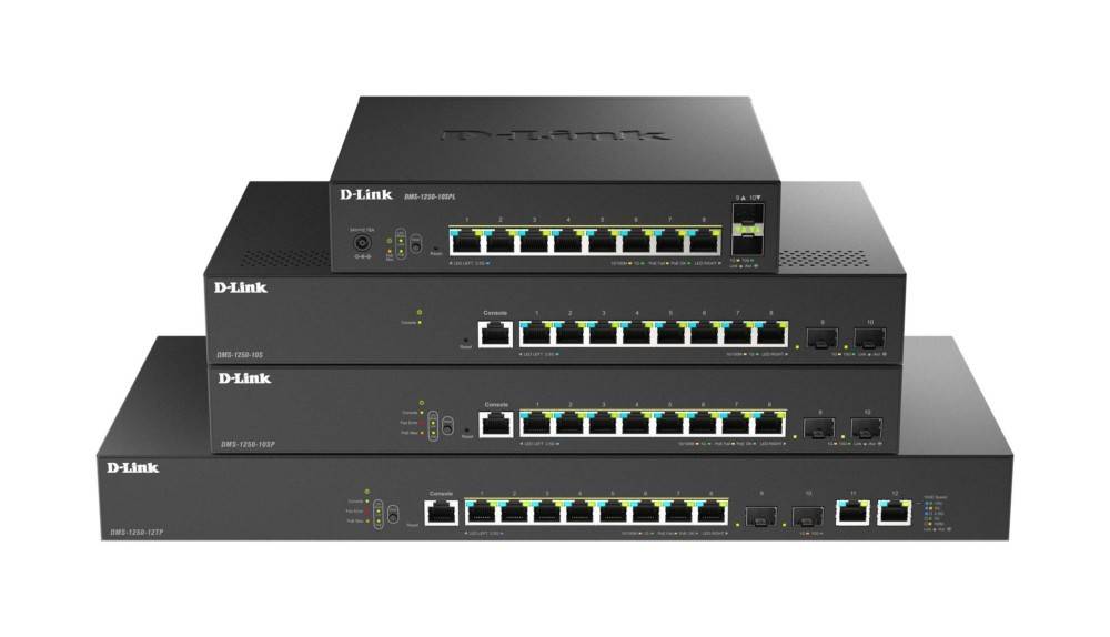 DLink Deutschland 10-Port 2.5G BASE-T PoE DMS-1250-10SP/E