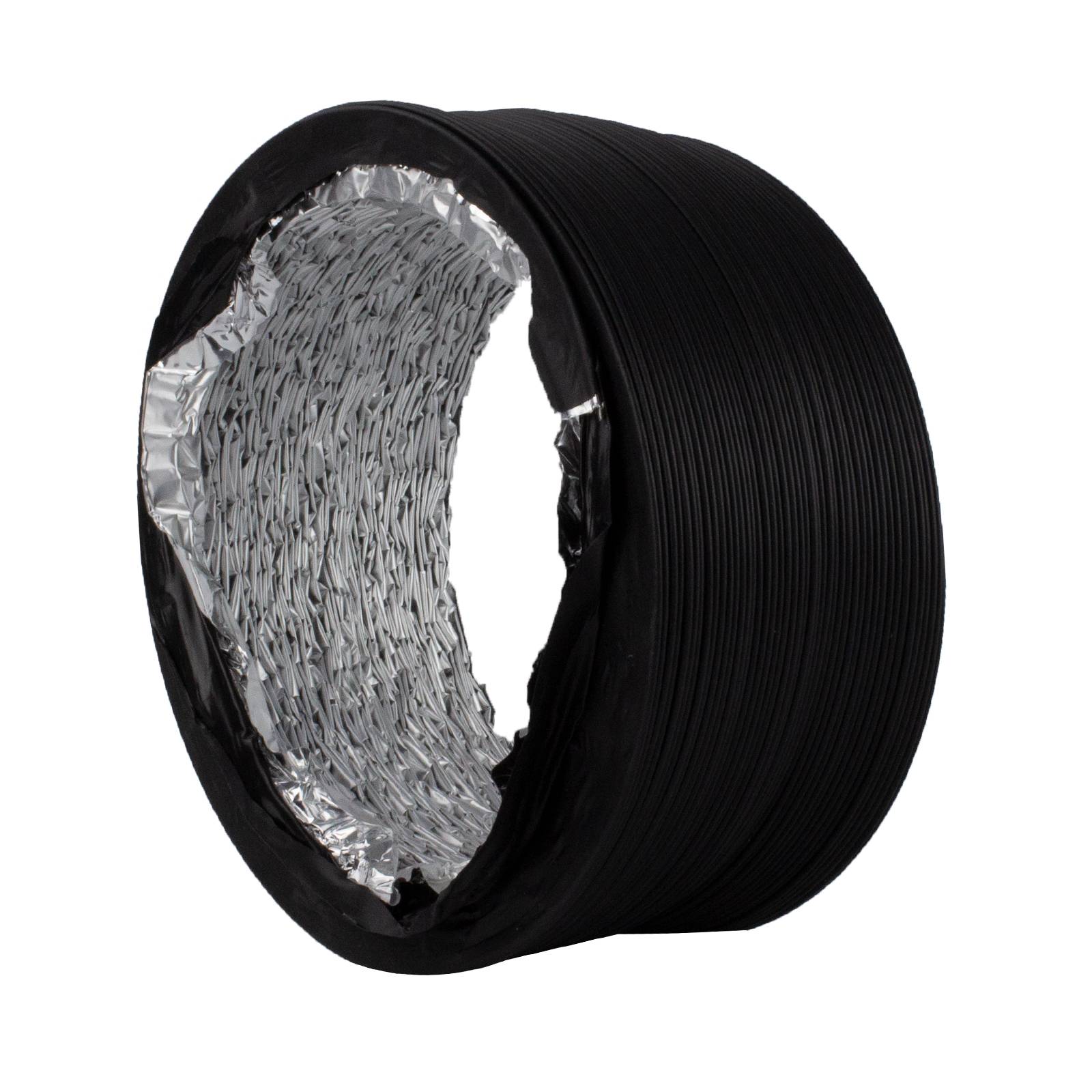 Abluftschlauch Flexschlauch flexibel Isolierung Klimaanlage Tockner 1 meter schwarz Ø 125 mm