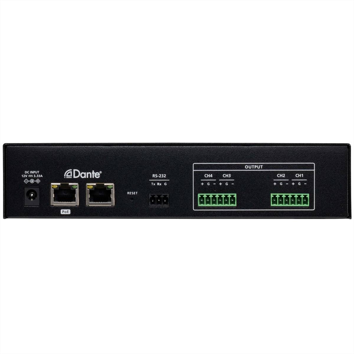 ATEN AD004E DSP Mixer 4-CH Dante Input and Analog Output