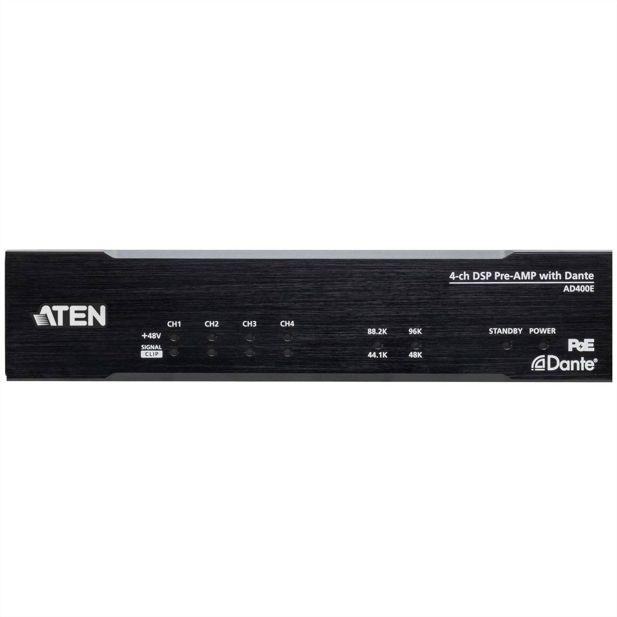 ATEN AD400E DSP Mixer 4-CH Analog Input and Dante Output