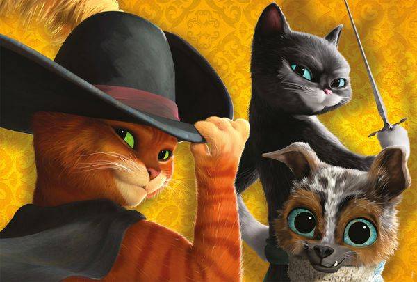 Schmidt Spiele - Der Gestiefelte Kater und seine Freunde, 150 Teile