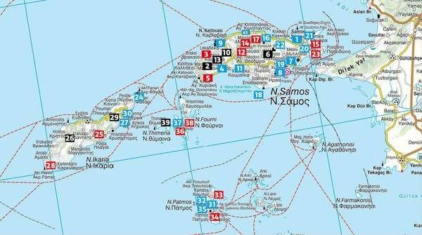 Samos – mit Ikaria, Patmos und Fourni