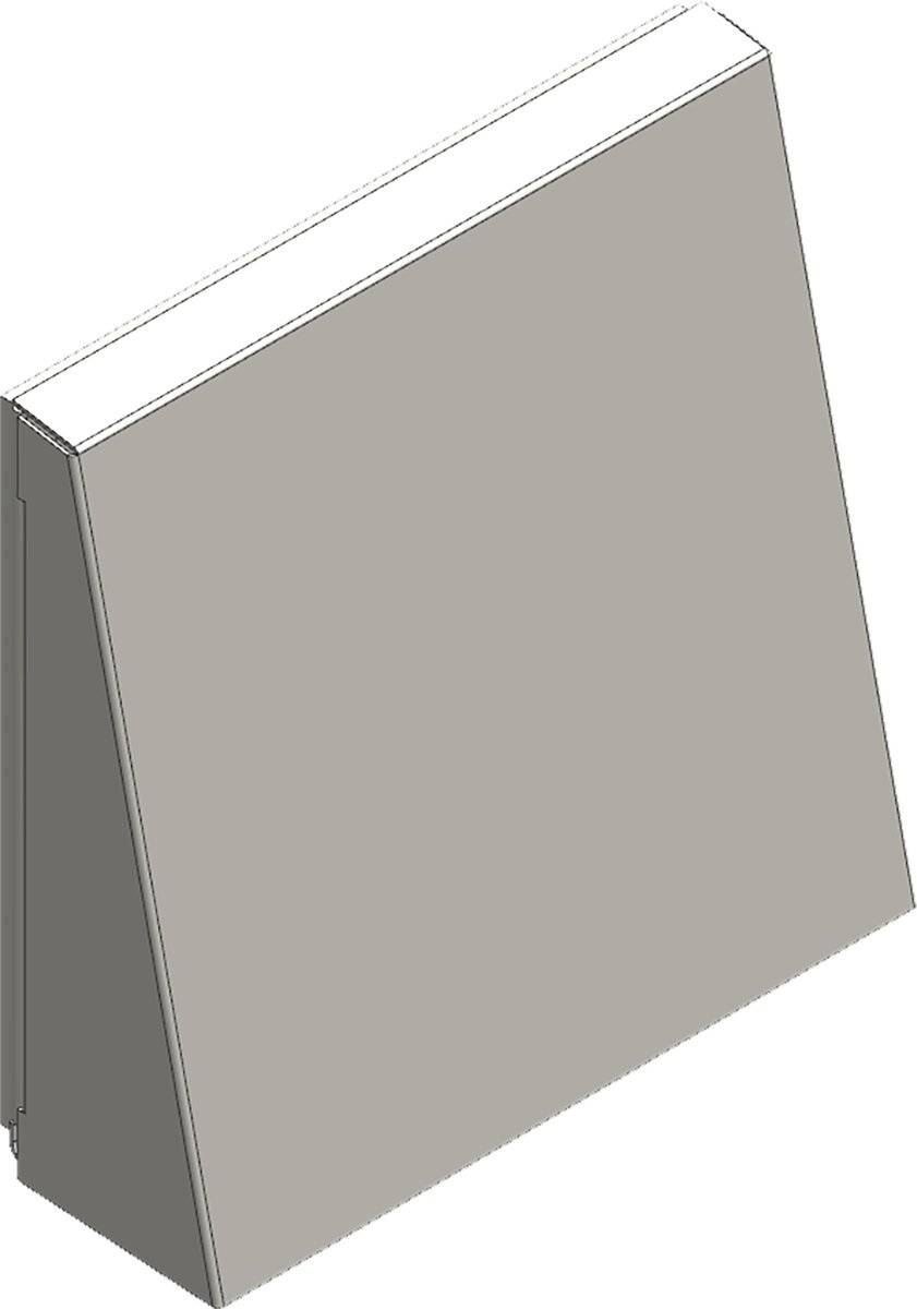 Viessmann Außenwandblende Edelstahl Vitovent 050-D - 100-D