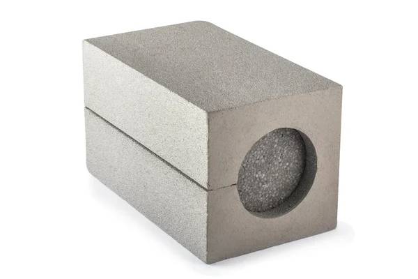 Premium Montageblock für Neubau Ø180 für Mauerstärken von 366 mm bis 500 mm - Leaf Ventilation - 701053