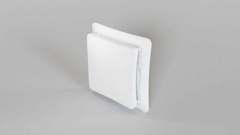 Inventer Innenblende Flair XL V-280x280 weiß inkl. SDE für iV-Office