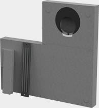 Viessmann Montageelem.Fensterlaib.Anthrazit Abluft 7973312