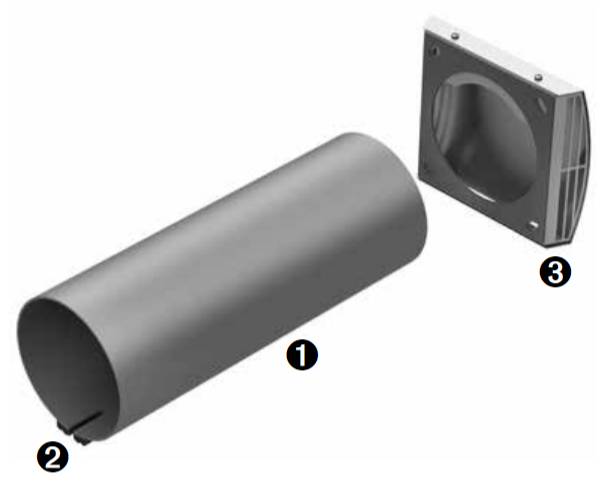 Helios KWL 45 RSF-L Rohbauset Fassade