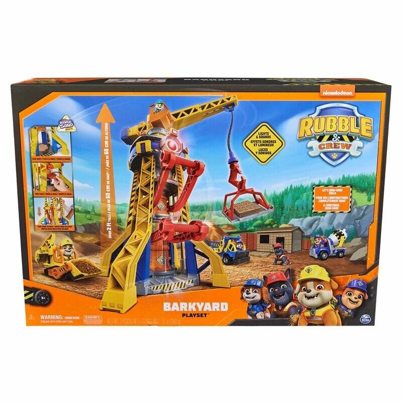 Rubble & Crew - Baupfoten Hof Kran-Spielset