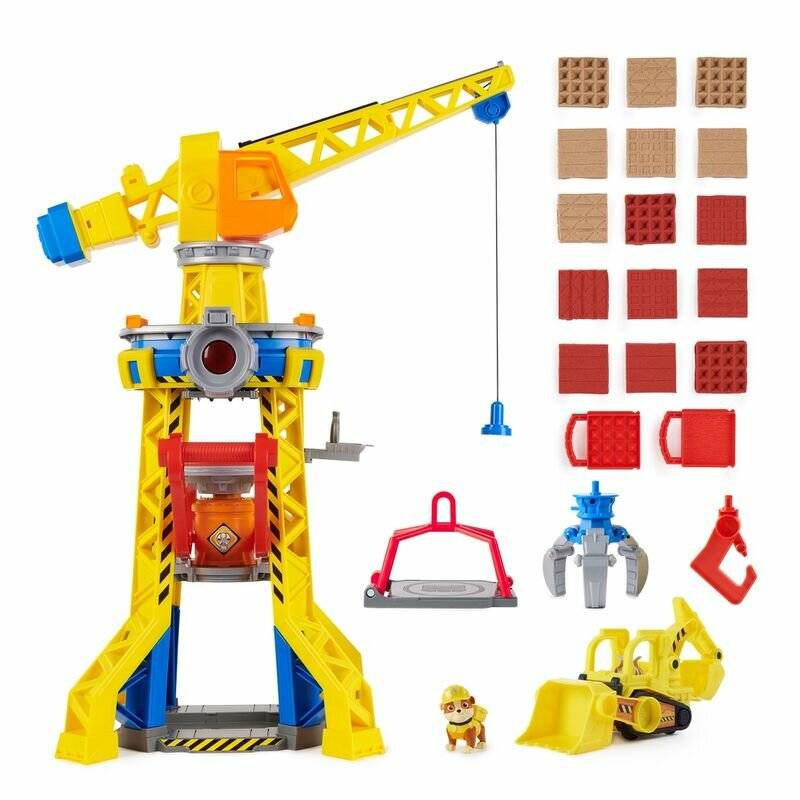 Rubble &amp; Crew - Baupfoten Hof Kran-Spielset