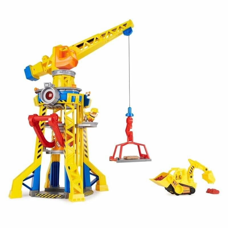 Rubble &amp; Crew - Baupfoten Hof Kran-Spielset